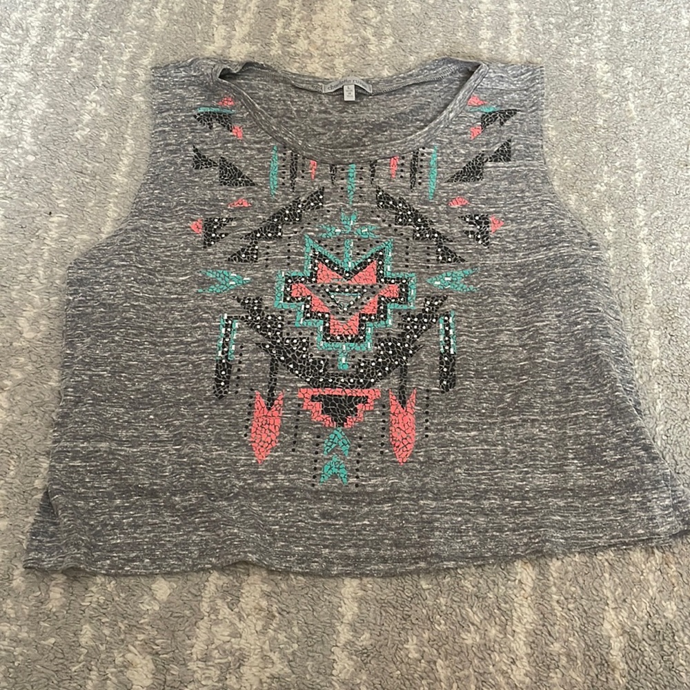 Sleeveless crop top
